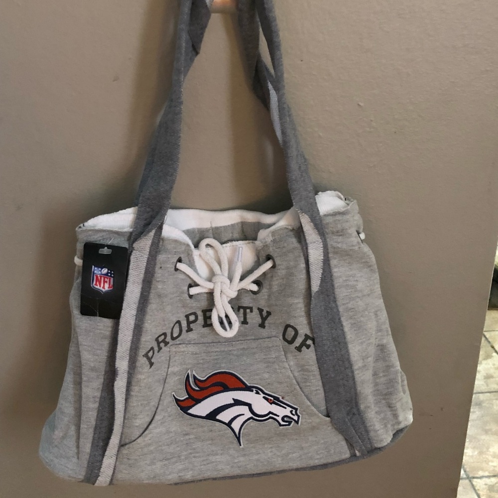 NFL Denver Bronco sweatshirt bag! New with tags!!